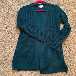 Dark Green Cardigan Size Large